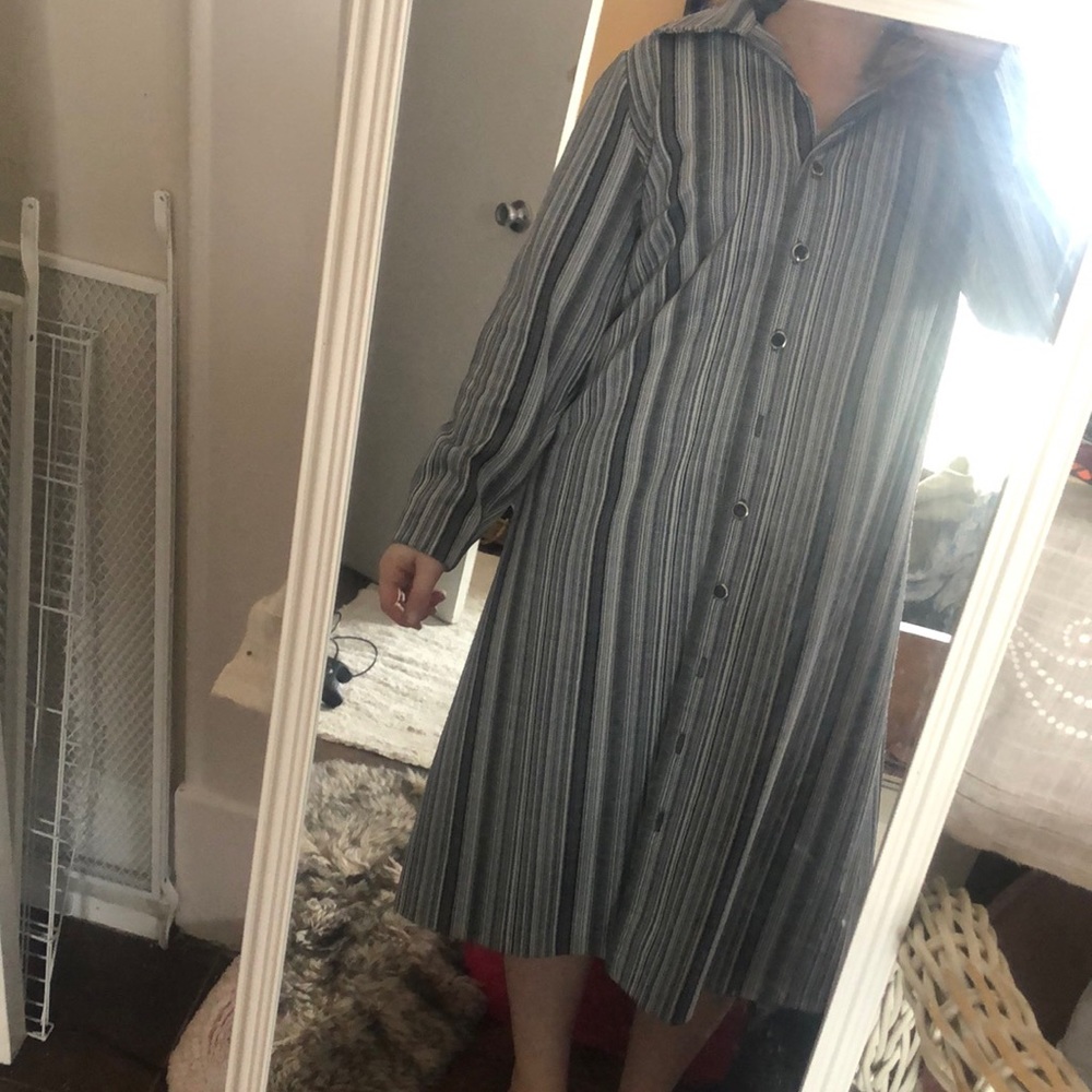 Vintage Button Up Dress